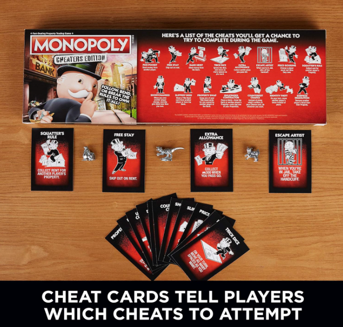 monopoly cheat cards