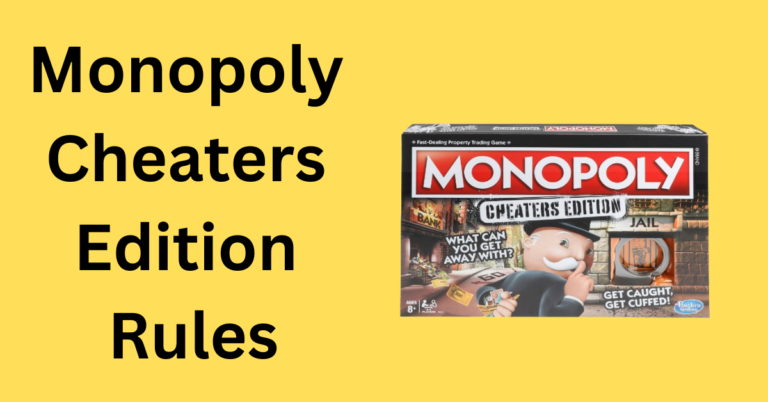 Monopoly Cheaters Edition Rules